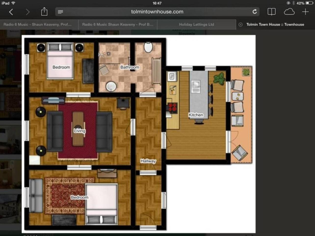 Tolmin Center Apartments Townhouse & Loft エクステリア 写真